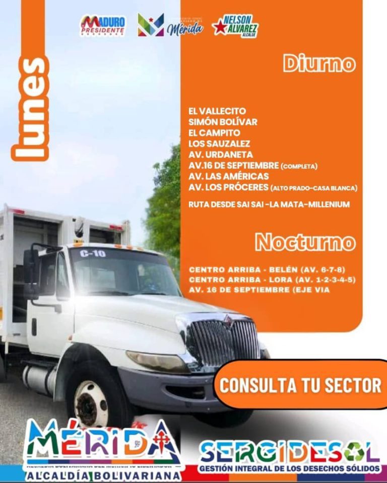Alcalde Nelson Álvarez y Sergidesol intensifican rutas de recolección de desechos sólidos