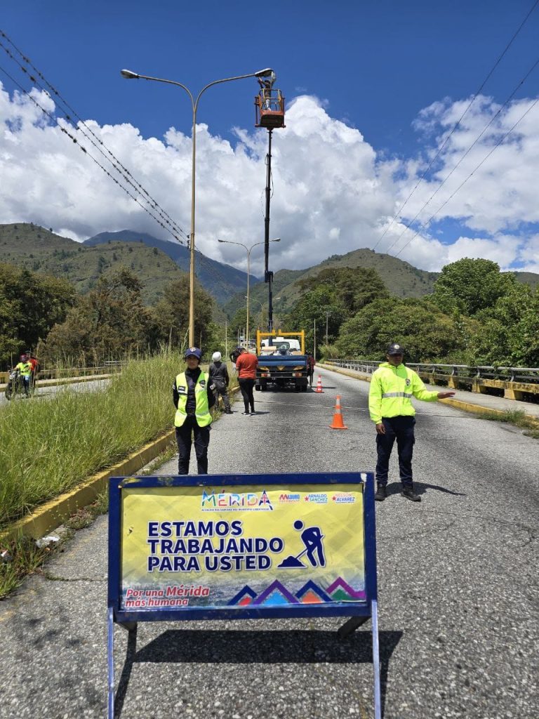 Alcalde Nelson Álvarez realiza renovación eléctrica y embellecimiento en la Avenida Las Américas