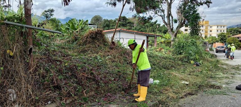 Alcaldía de Mérida continúa operativos de limpieza y desmalezamiento