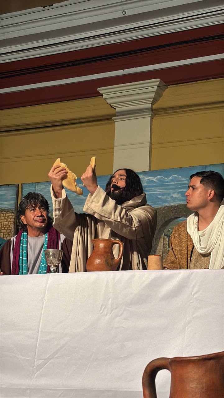 Pasión Viviente en la histórica parroquia Santiago de la Punta