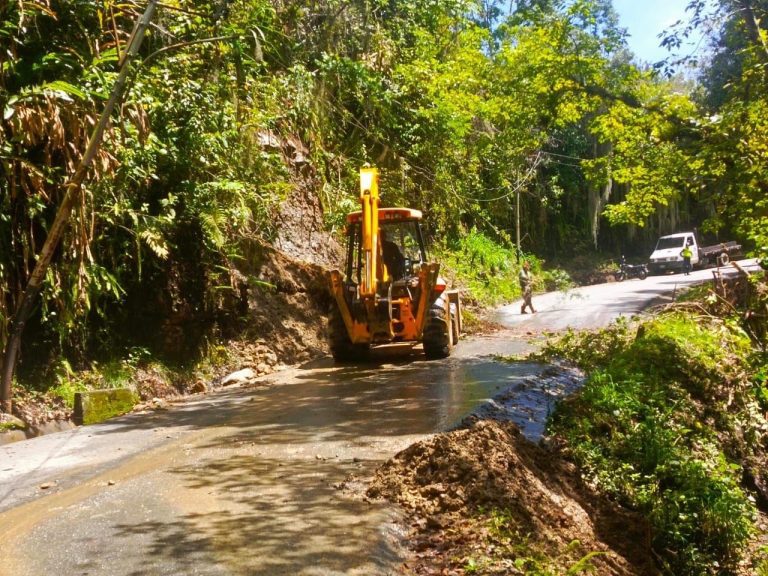 ​Alcaldía de Libertador despeja la vialidad en El Vallecito tras intensas lluvias