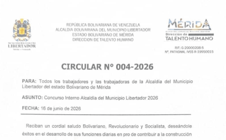 Alcaldía del Municipio Libertador avanza en su Concurso Interno 2026 para la estabilidad laboral de sus trabajadores