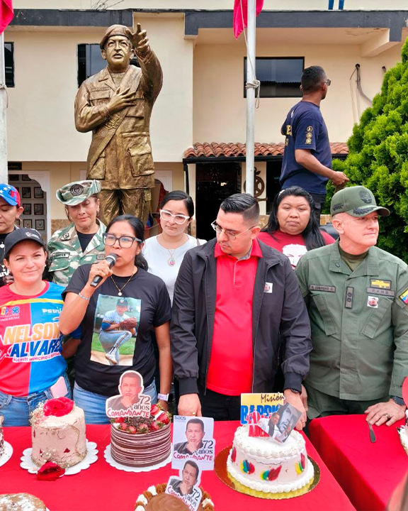 En Mérida se celebró el 72.º aniversario del natalicio de Hugo Chávez