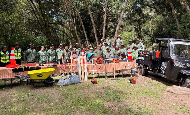 ​Fortalecen el mantenimiento del parque metropolitano Albarregas con nueva dotación de equipos
