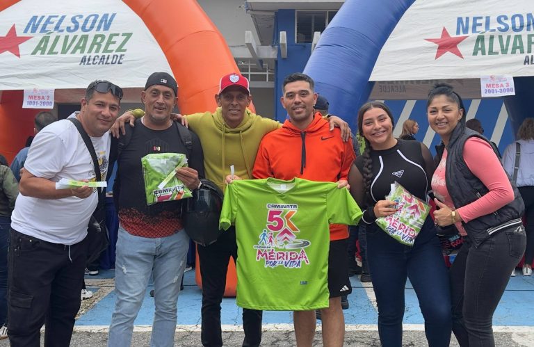 La Alcaldía de Mérida entrega kits para la gran caminata recreativa 5K
